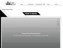 Tablet Screenshot of cutonyourbias.com